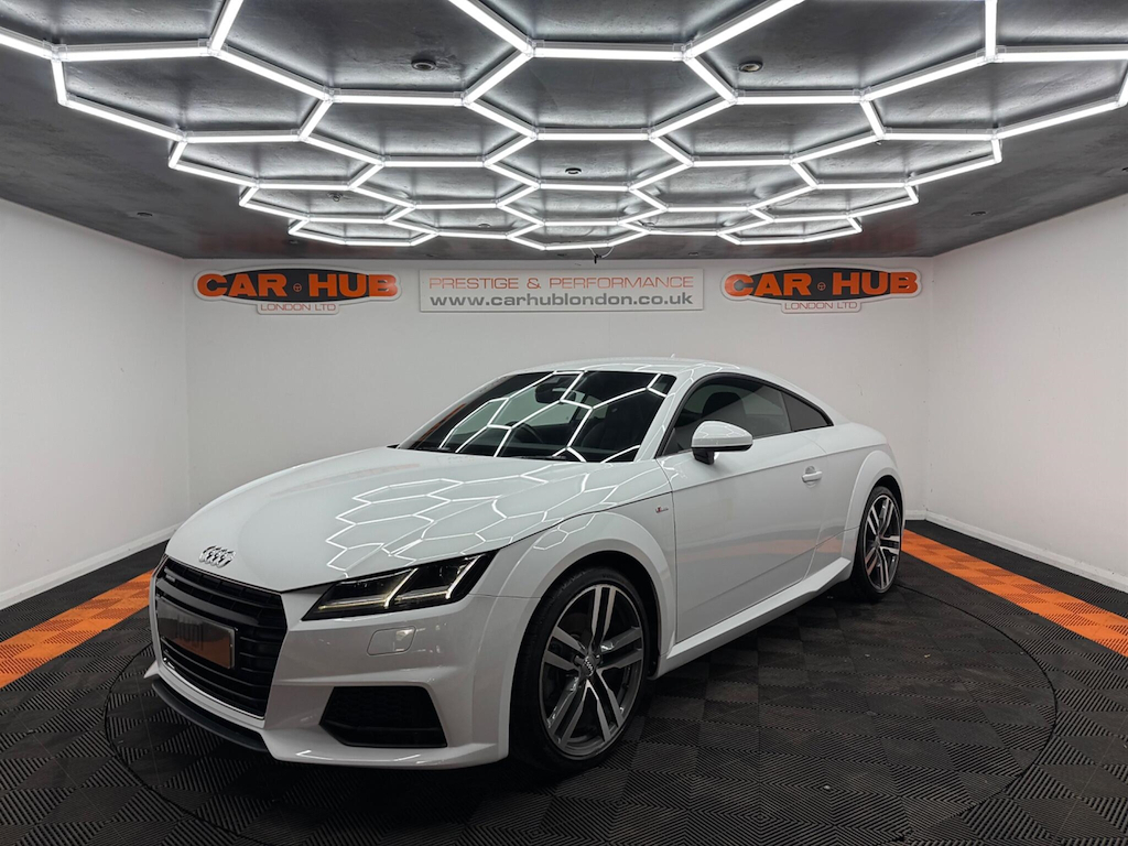 Audi TT 2.0 Tfsi S Line S Tronic Quattro Euro 6 Ss White #4