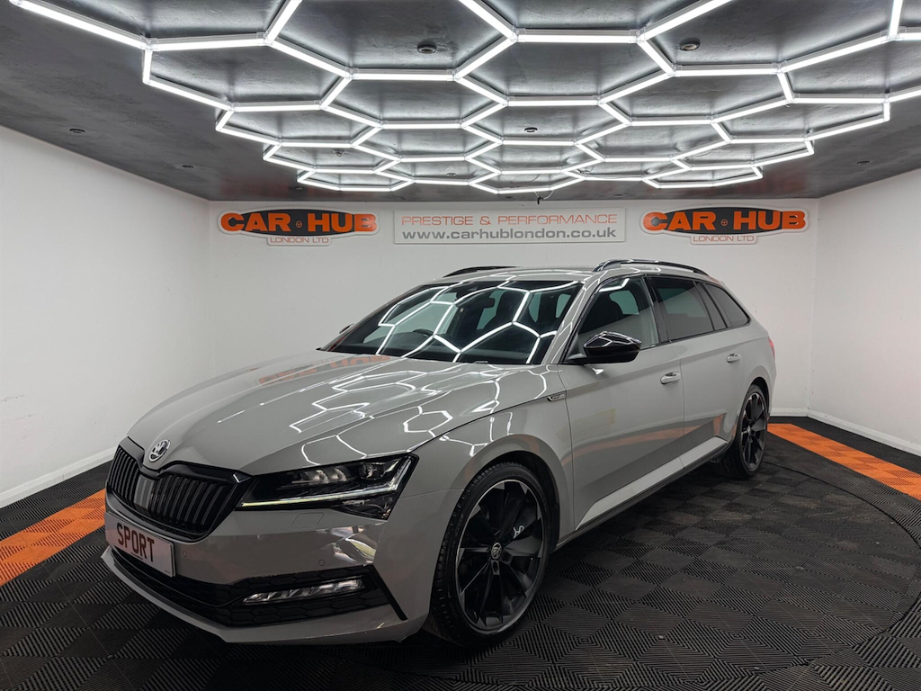 Skoda Superb 2.0 Tsi Sportline Plus Dsg Euro 6 Ss Grey #4