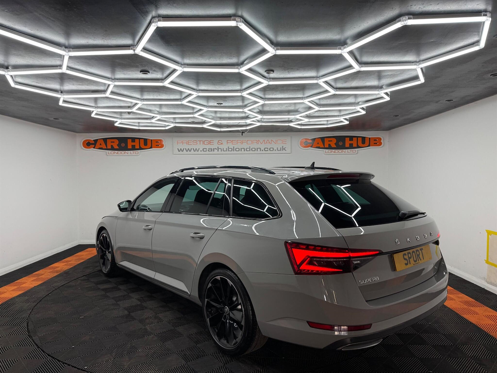 Skoda Superb 2.0 Tsi Sportline Plus Dsg Euro 6 Ss Grey #3