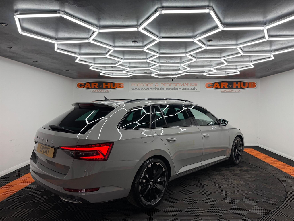Skoda Superb 2.0 Tsi Sportline Plus Dsg Euro 6 Ss Grey #5