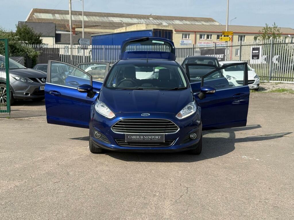 Ford Fiesta Hatchback 1.0T Ecoboost Zetec Euro 6 Ss 20 VK16XLW Blue #2
