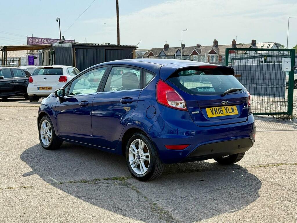 Ford Fiesta Hatchback 1.0T Ecoboost Zetec Euro 6 Ss 20 VK16XLW Blue #4