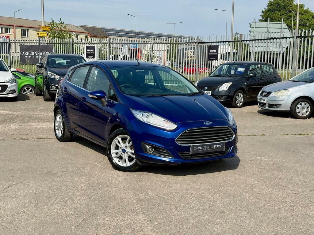 Ford Fiesta Hatchback 1.0T Ecoboost Zetec Euro 6 Ss 20 VK16XLW Blue #5