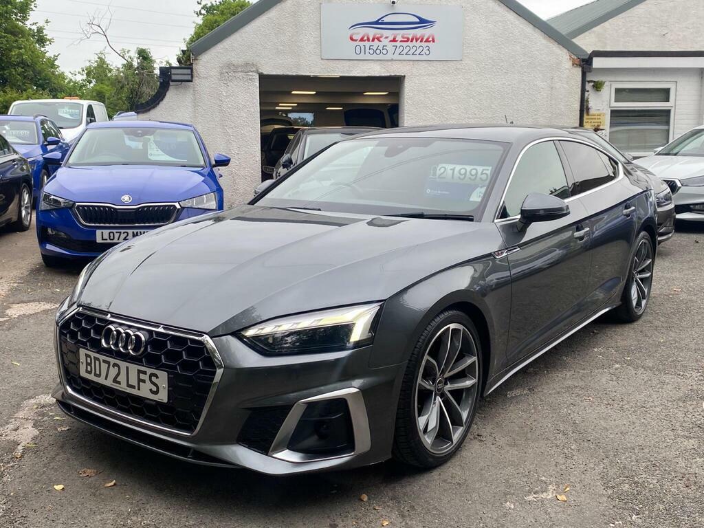 Audi A5 2.0 Tfsi 35 S Line Sportback S Tronic Euro 6 S S BD72LFS Grey