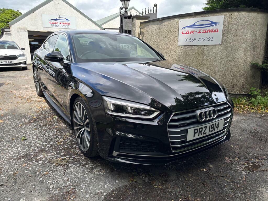 Audi A5 2.0 Tdi 40 S Line Sportback S Tronic Quattro Euro PRZ1914 Black #5