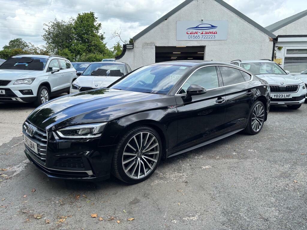 Audi A5 2.0 Tdi 40 S Line Sportback S Tronic Quattro Euro PRZ1914 Black