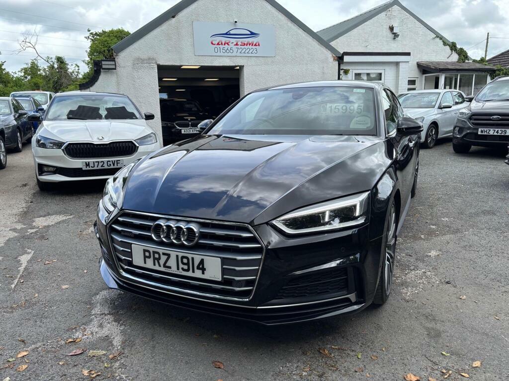 Audi A5 2.0 Tdi 40 S Line Sportback S Tronic Quattro Euro PRZ1914 Black #3