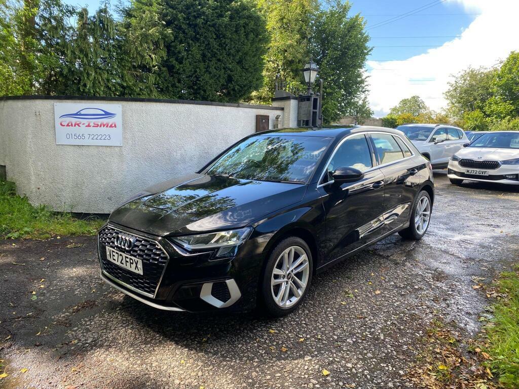 Audi A3 1.5 Tfsi 35 Sport Sportback S Tronic Euro 6 S S VE72FPX Black #6