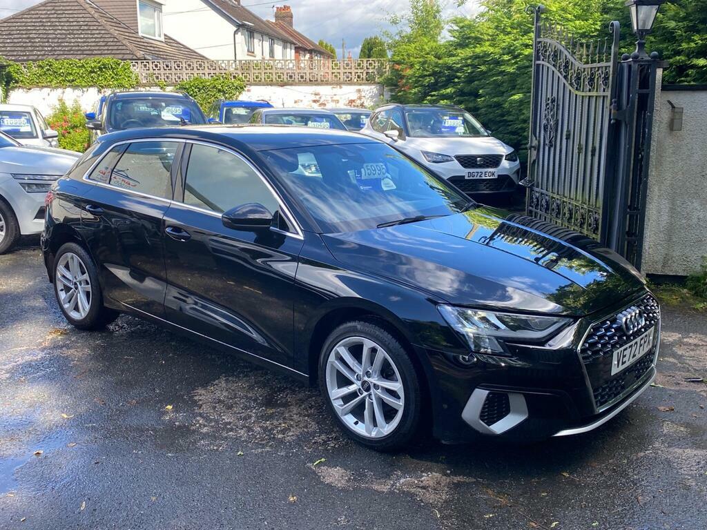 Audi A3 1.5 Tfsi 35 Sport Sportback S Tronic Euro 6 S S VE72FPX Black #3