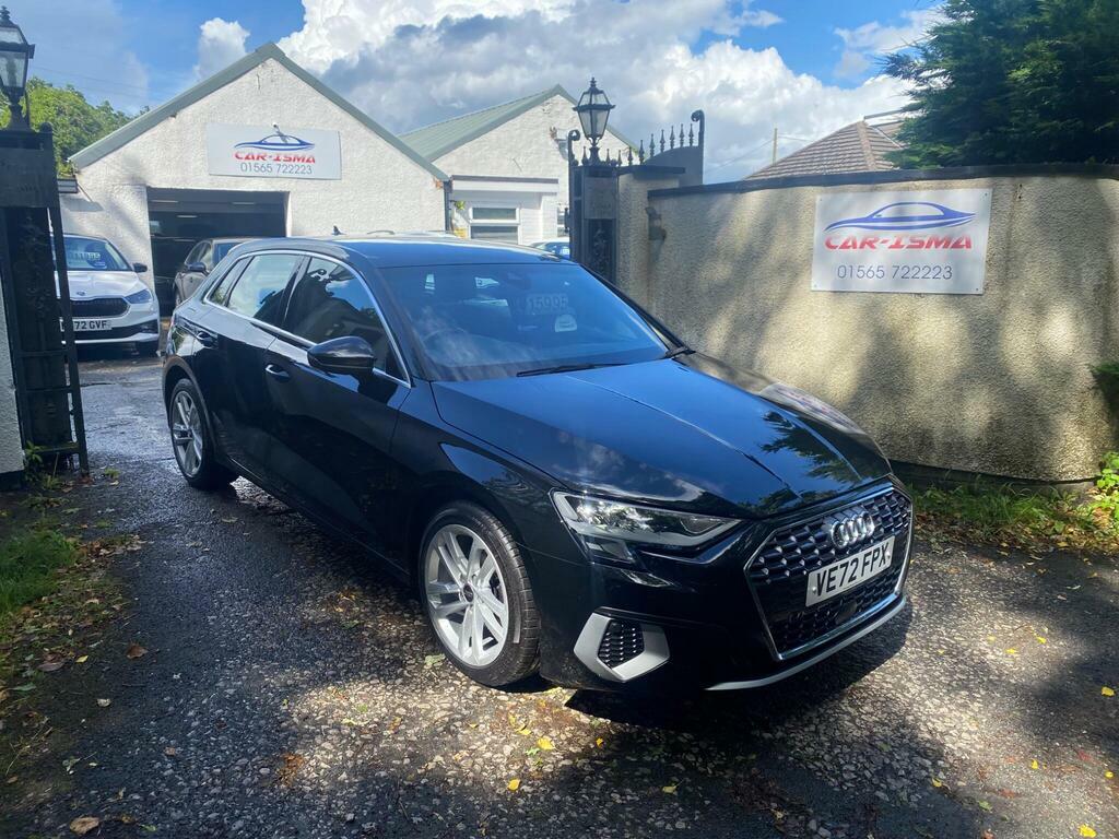 Audi A3 1.5 Tfsi 35 Sport Sportback S Tronic Euro 6 S S VE72FPX Black #5