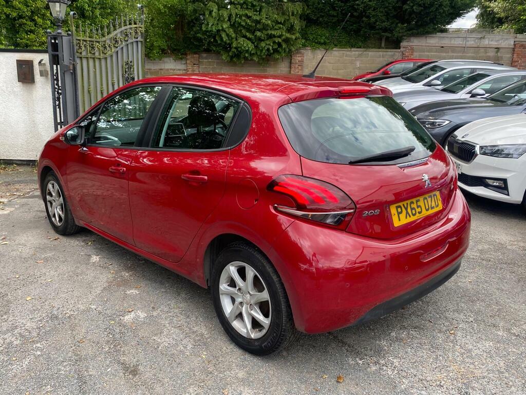 Peugeot 208 1.2 Puretech Active Euro 6 PX65OZD Red #5