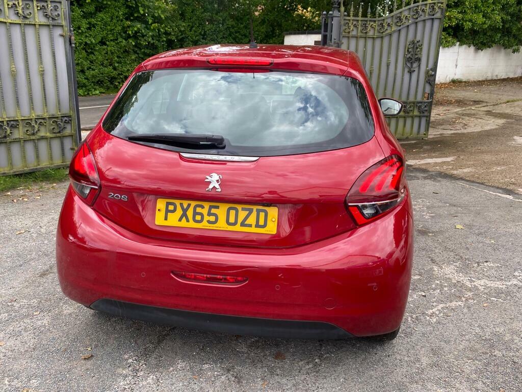Peugeot 208 1.2 Puretech Active Euro 6 PX65OZD Red #4