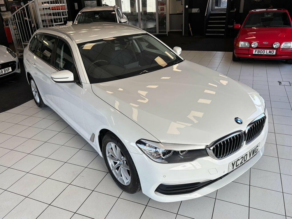 BMW 5 Series 2L Se White #3