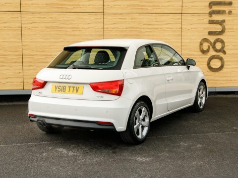 Audi A1 Hatchback YS18TTV White #2