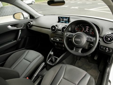 Audi A1 Hatchback YS18TTV White #4