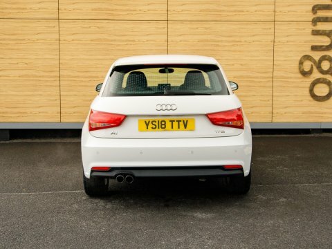 Audi A1 Hatchback YS18TTV White #6