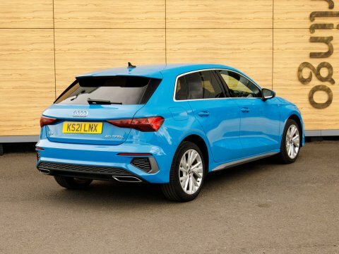 Audi A3 Hatchback KS21LNX Blue #2