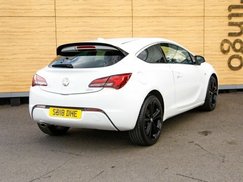 Vauxhall Astra GTC Hatchback White #2
