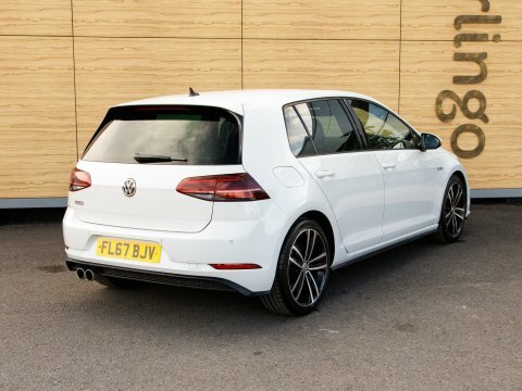 Volkswagen Golf Hatchback FL67BJV White #2