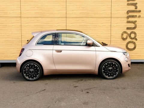 Fiat 500E 500E Red Black #13