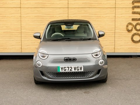 Fiat 500E Convertible Grey #5
