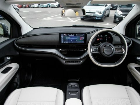Fiat 500E Convertible Grey #3