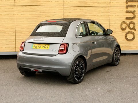 Fiat 500E Convertible Grey #2