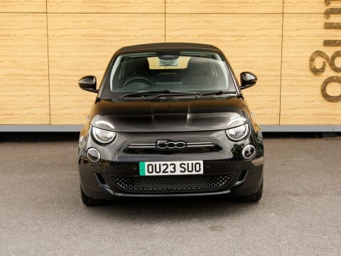 Fiat 500E Hatchback Black #5