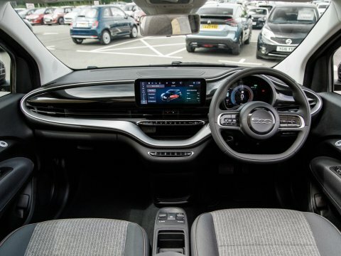 Fiat 500E Hatchback Black #3