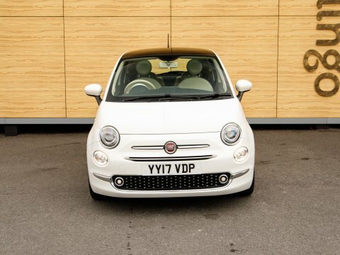 Fiat 500 Hatchback White #5
