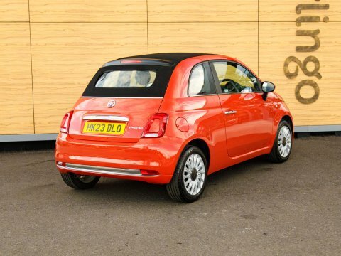 Fiat 500 Convertible HK23DLO Orange #2