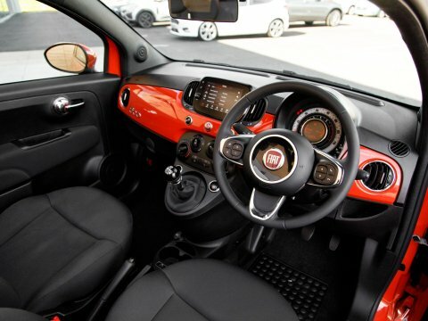 Fiat 500 Convertible HK23DLO Orange #4