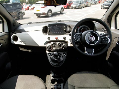 Fiat 500 Hatchback WR24UHW White #3