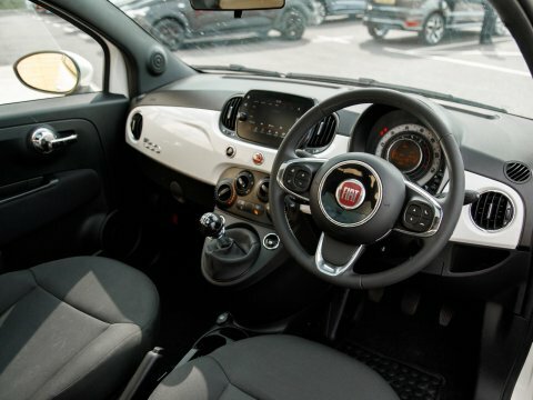 Fiat 500 Hatchback White #4