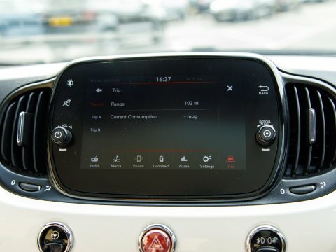 Fiat 500 Hatchback Black #26