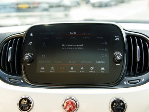 Fiat 500 Hatchback Black #22