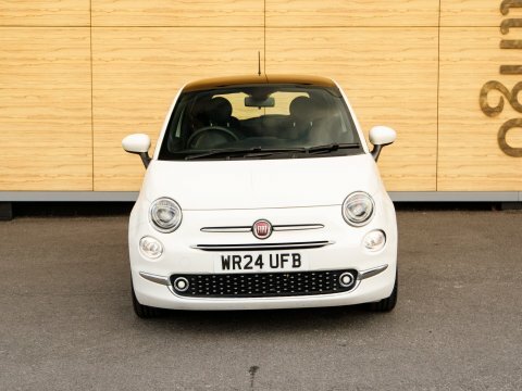 Fiat 500 Hatchback White #5
