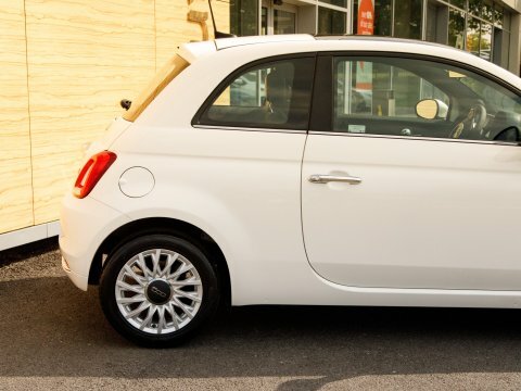 Fiat 500 Hatchback Black #7