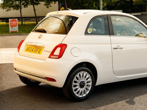 Fiat 500 Hatchback Black #8