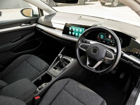 Volkswagen Golf Hatchback WO21XRV White #4