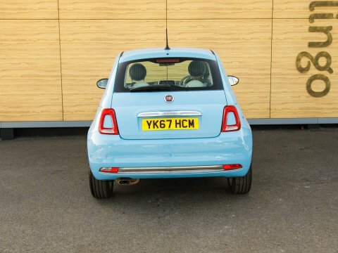 Fiat 500 Hatchback Blue #6