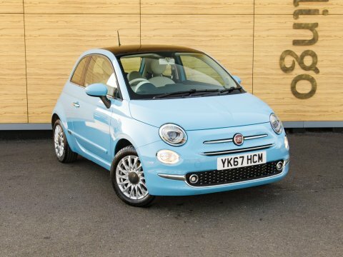 Fiat 500 Hatchback Blue