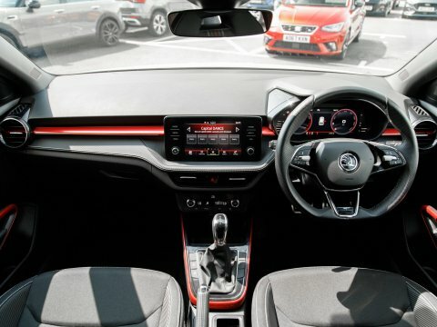 Skoda Fabia Hatchback White #3