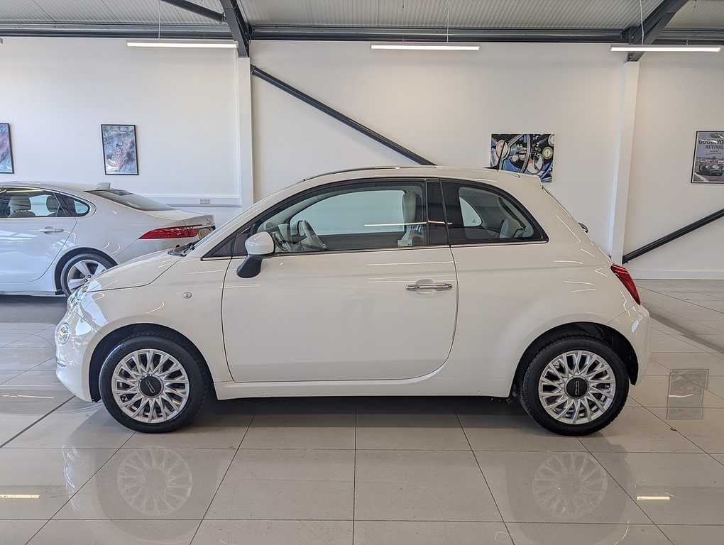 Fiat 500 Lounge White #3