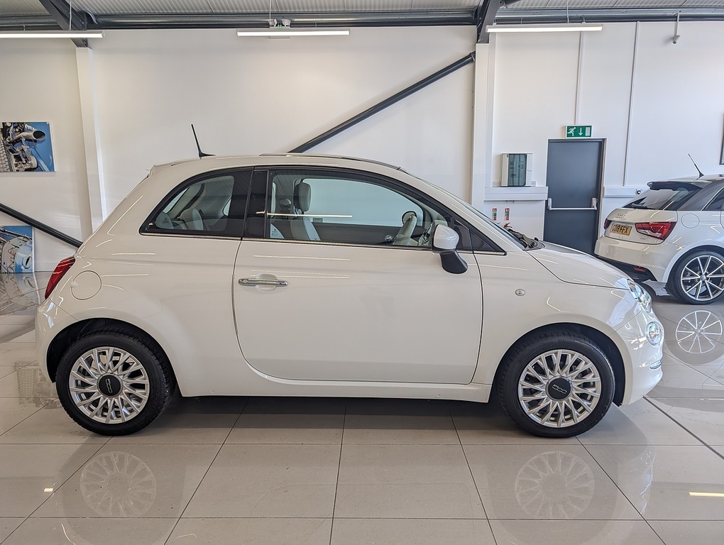 Fiat 500 Lounge White #6