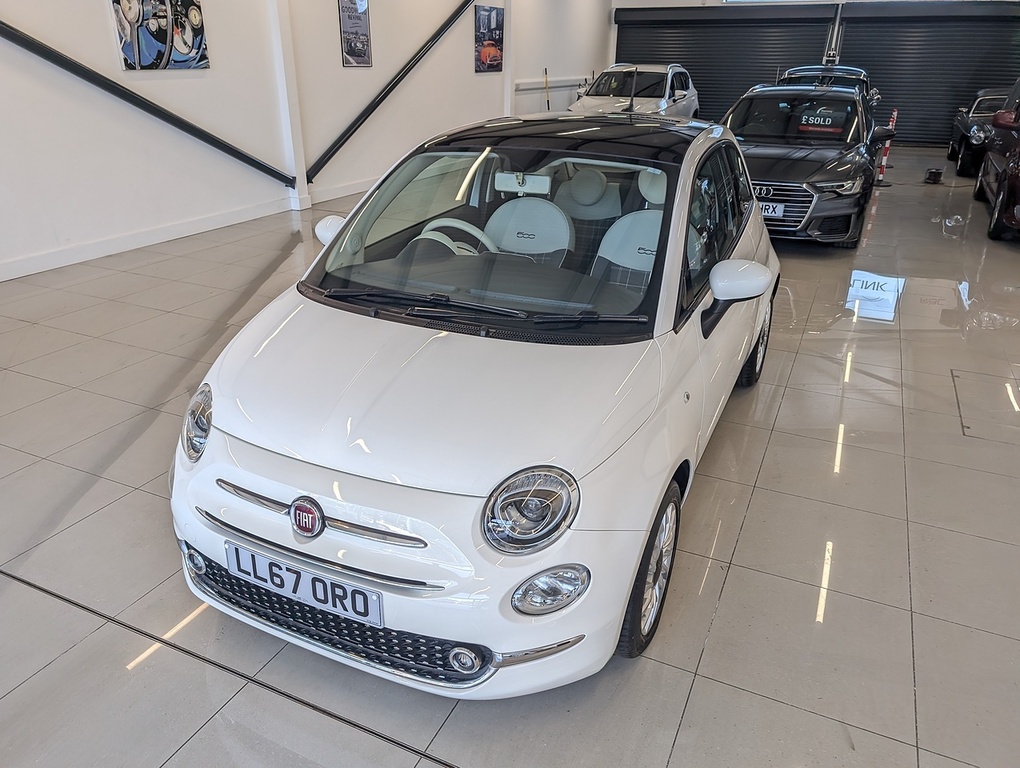 Fiat 500 Lounge White #2