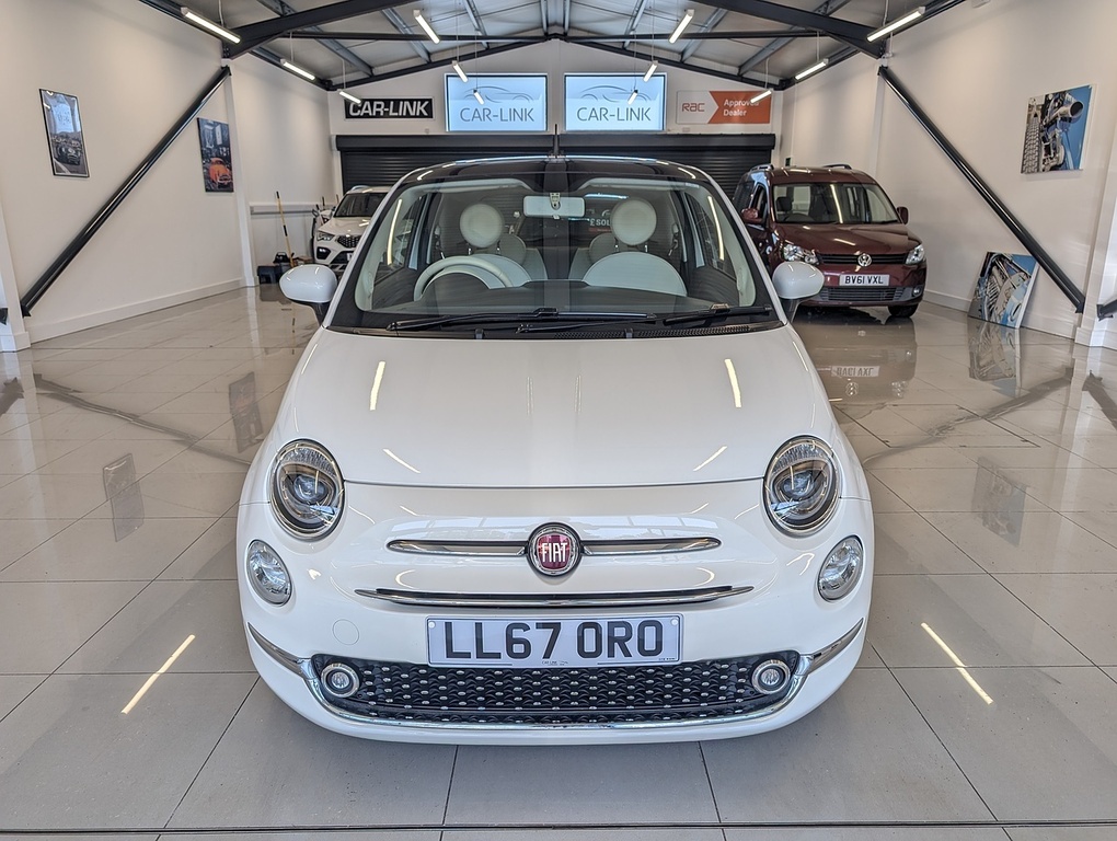 Fiat 500 Lounge White #4