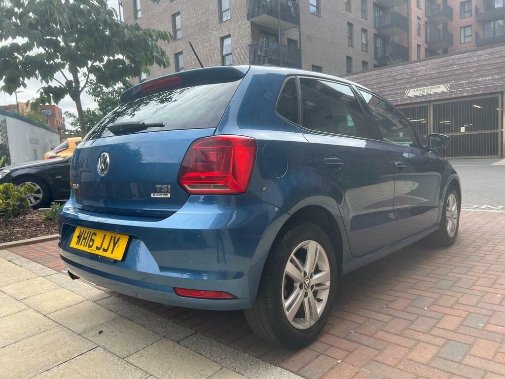Volkswagen Polo 1.2 Tsi Bluemotion Tech Match Euro 6 S S WH16JJY Blue #6