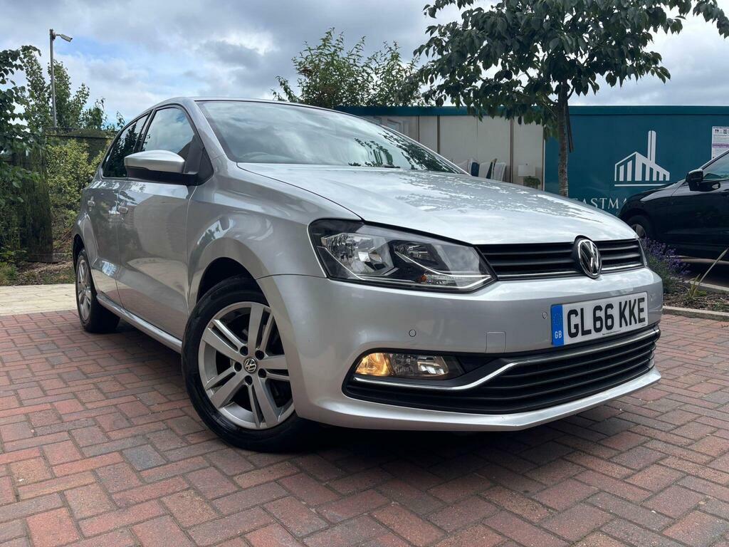 Volkswagen Polo 1.0 Bluemotion Tech Match Euro 6 S S Silver