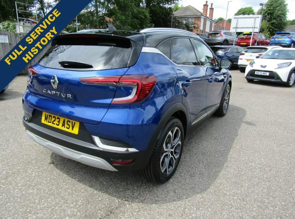 Renault Captur 1L Techno Blue #4